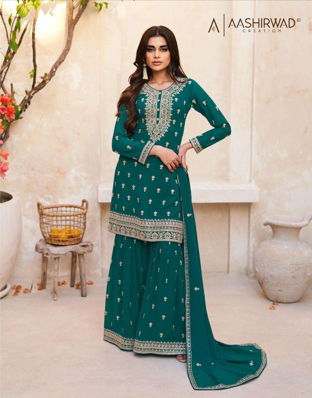 AASHIRWAD CREATION ZOHRA Salwar Kameez Wholesale catalog