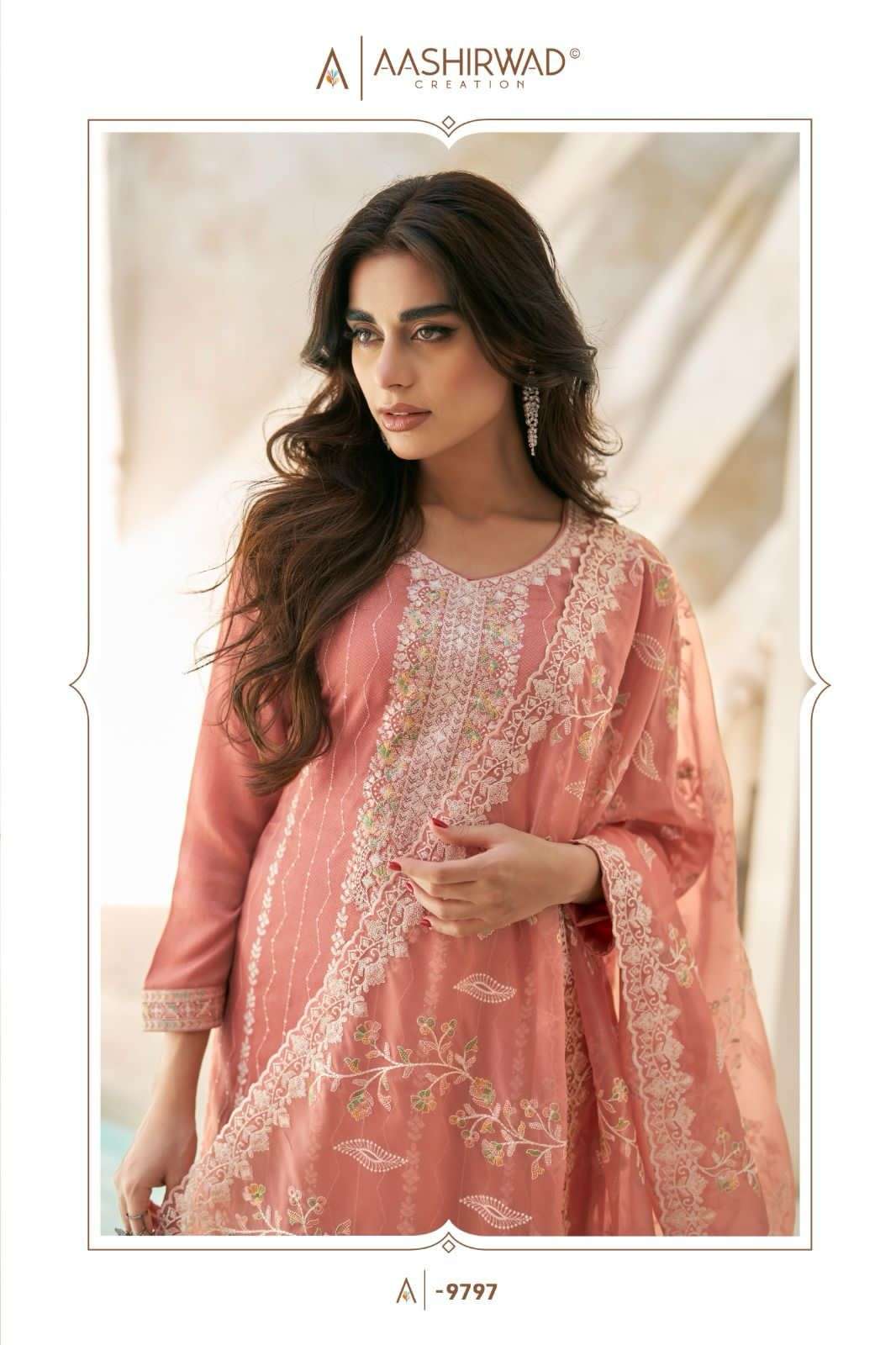 AASHIRWAD  RAHA Salwar Kameez Wholesale catalog