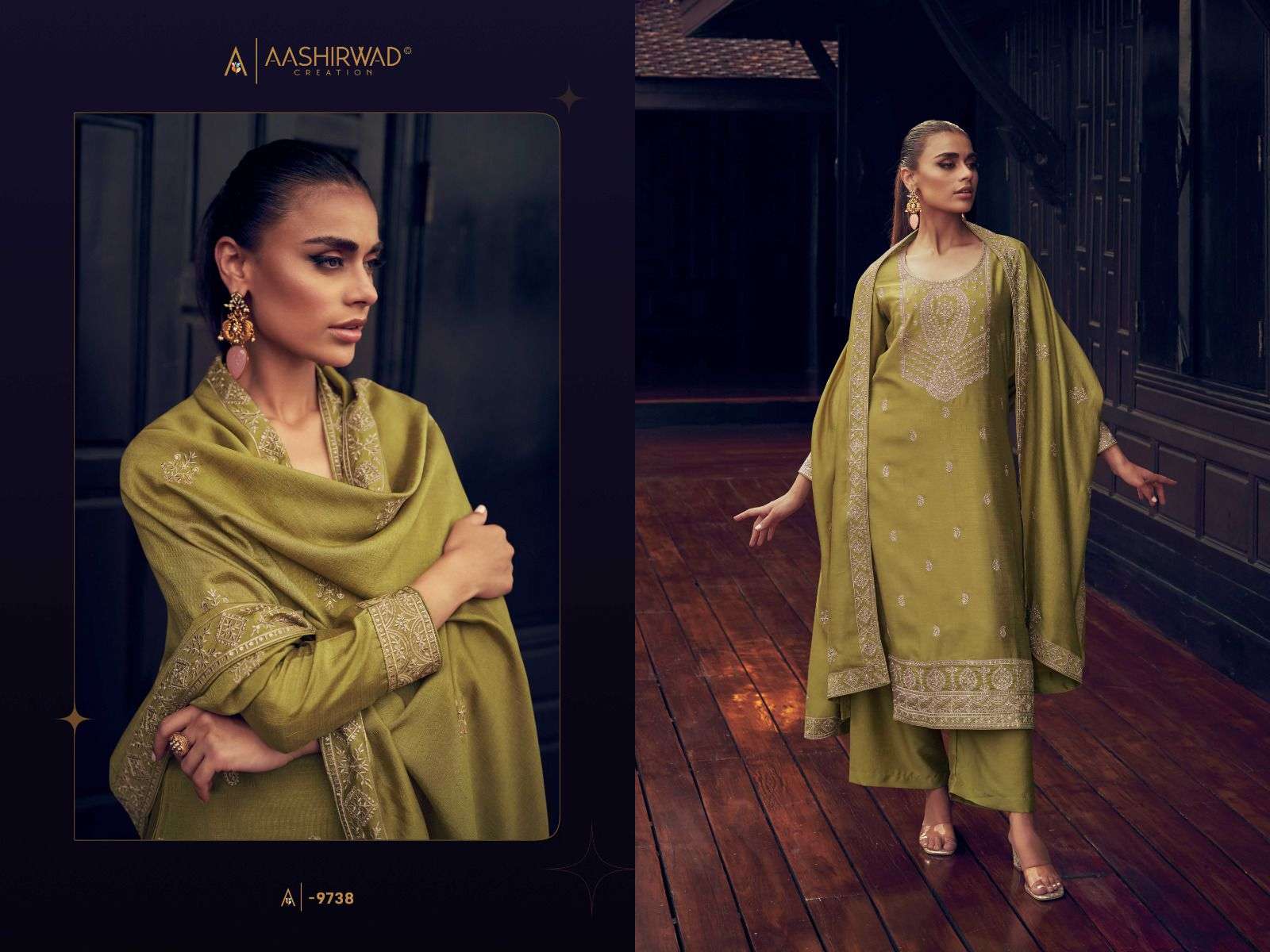 AASHIRWAD TULIP Salwar Kameez Wholesale catalog