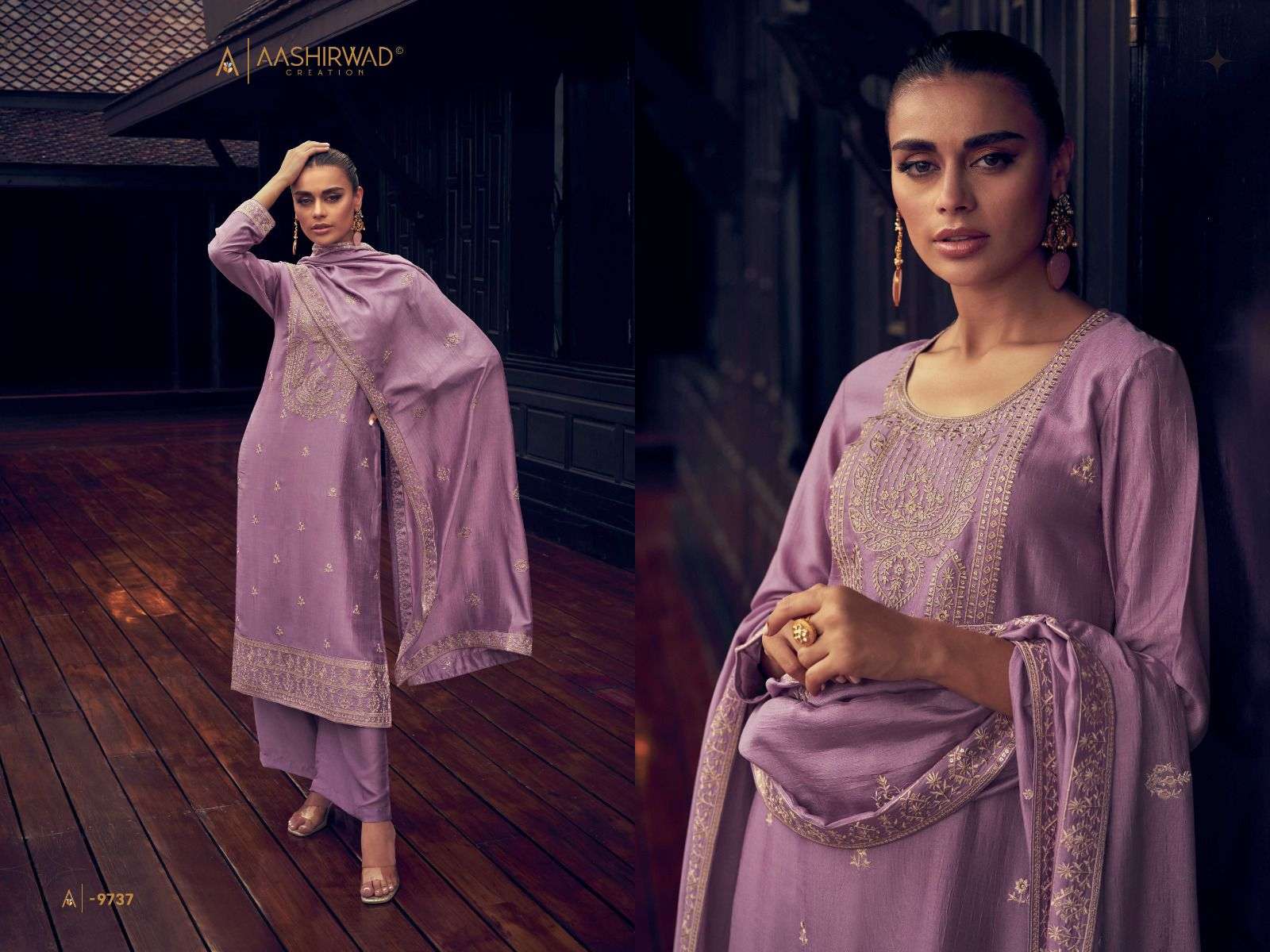 AASHIRWAD TULIP Salwar Kameez Wholesale catalog