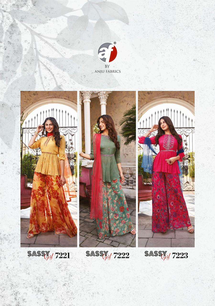Af Sassy Girl Vol 3 Stylish Look Designer Ready Made Wholesale catalog