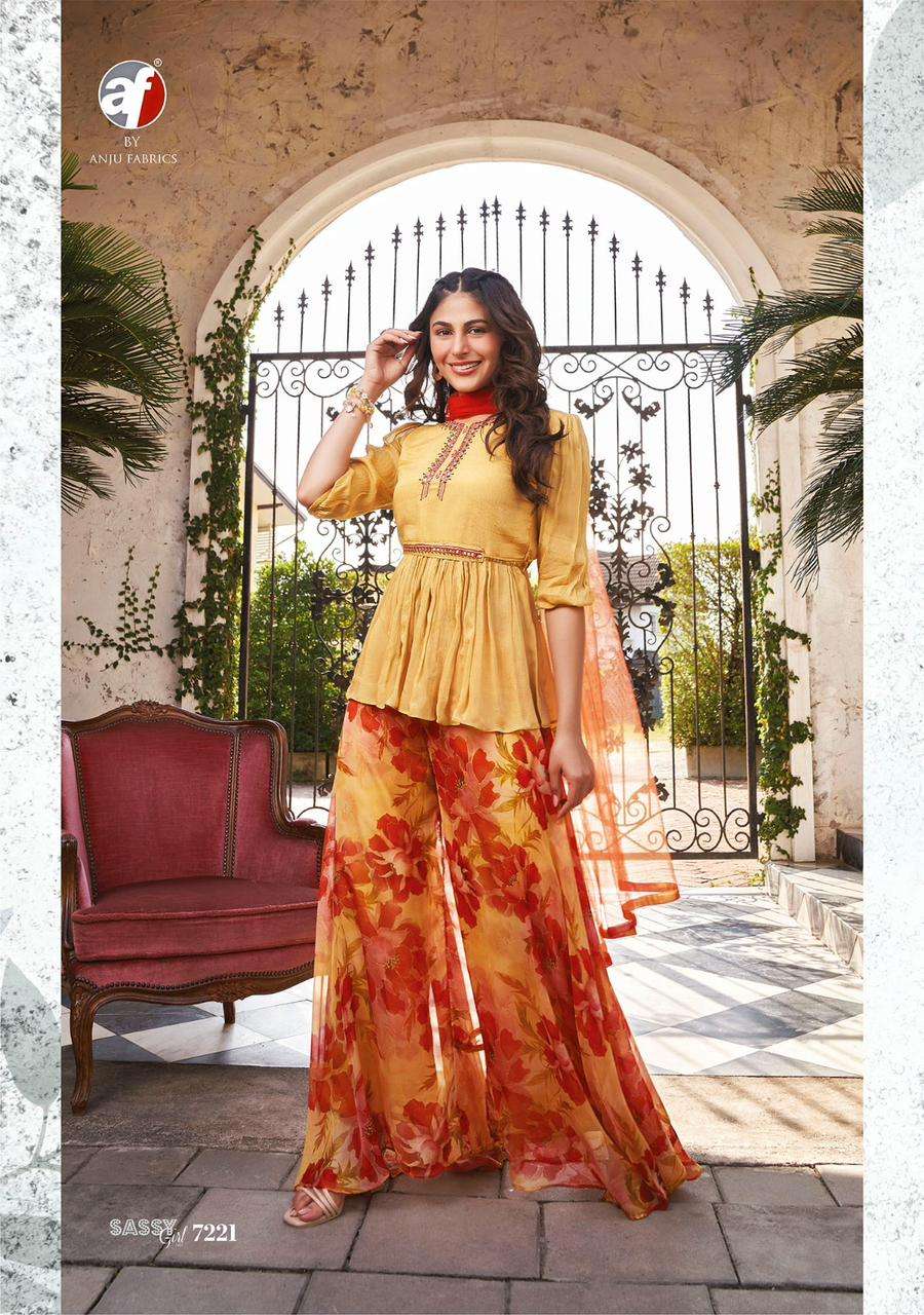 Af Sassy Girl Vol 3 Stylish Look Designer Ready Made Wholesale catalog