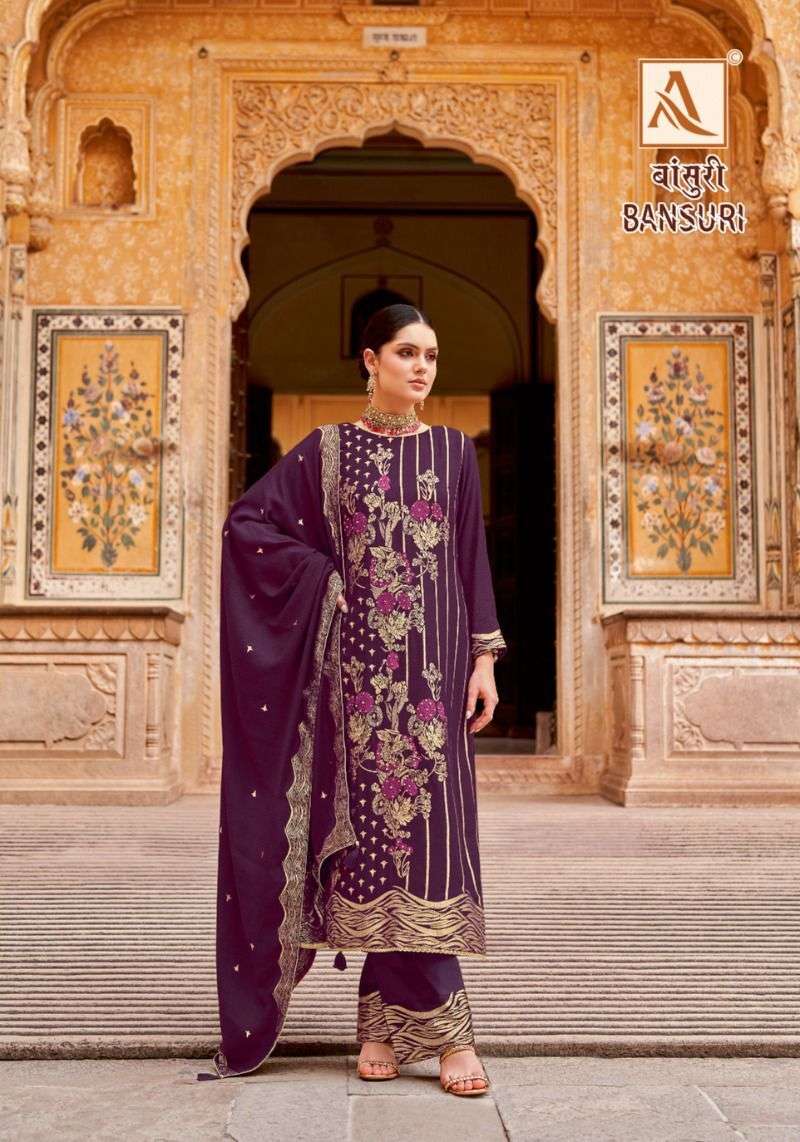 Alok Suit BANSURI Salwar Kameez Wholesale Kurtis in Surat India Wholesale catalog