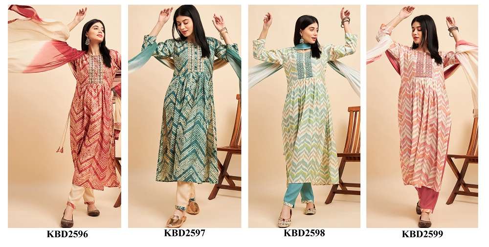 Aminah 1 Chinon Silk Designer Kurti Wholesale catalog
