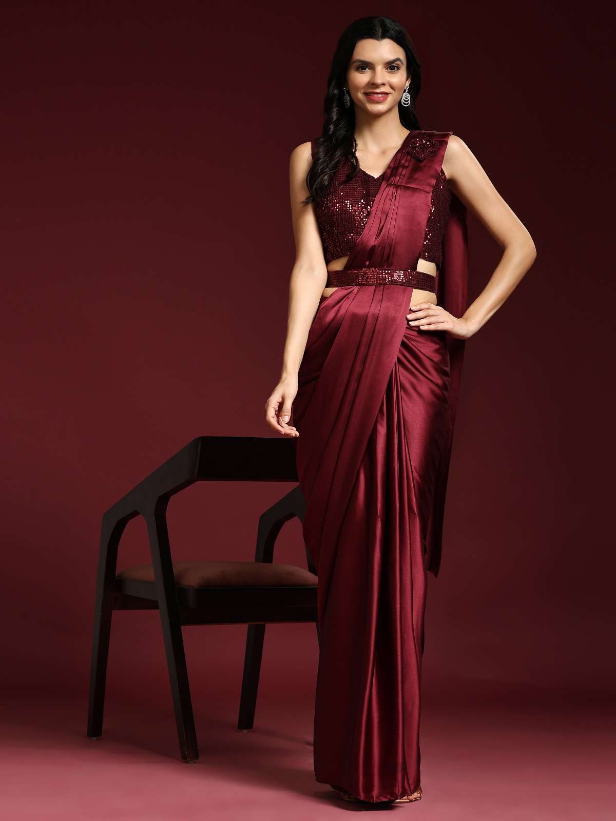 Amoha Trendz 101109 Designer Ready To Wear Saree Wholesale catalog