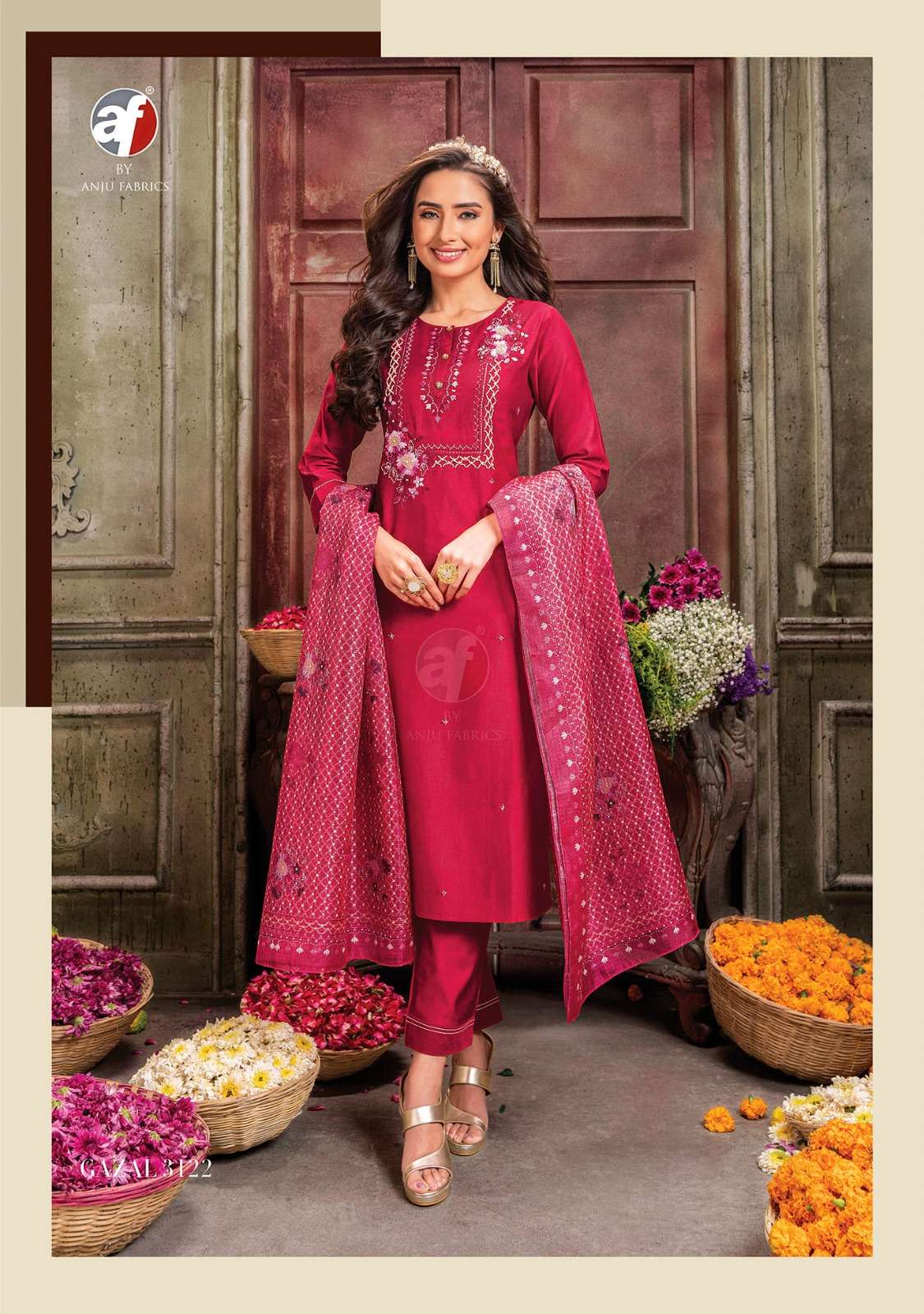 Anju Gazal vol -3 Kurti Wholesale catalog
