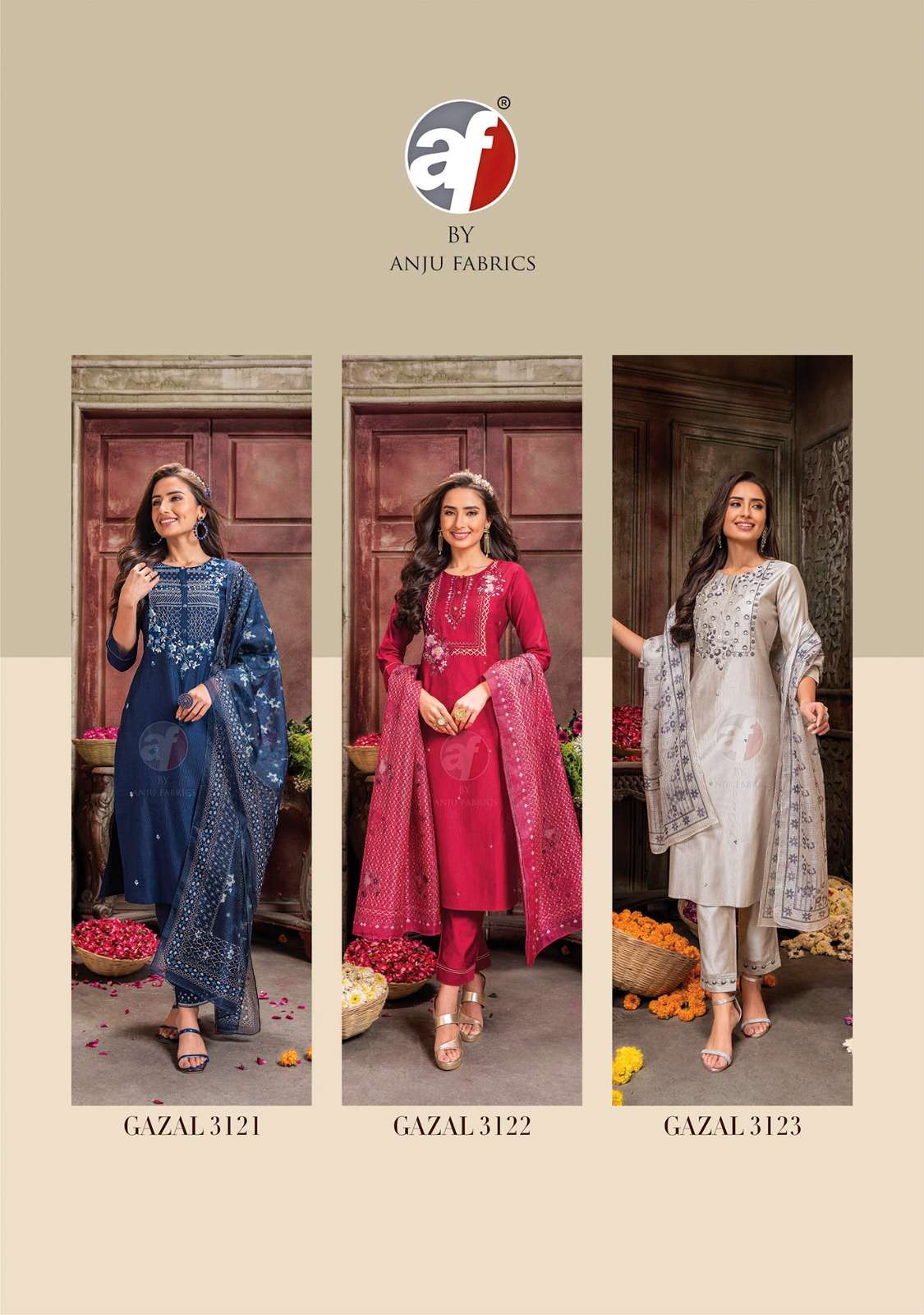 Anju Gazal vol -3 Kurti Wholesale catalog