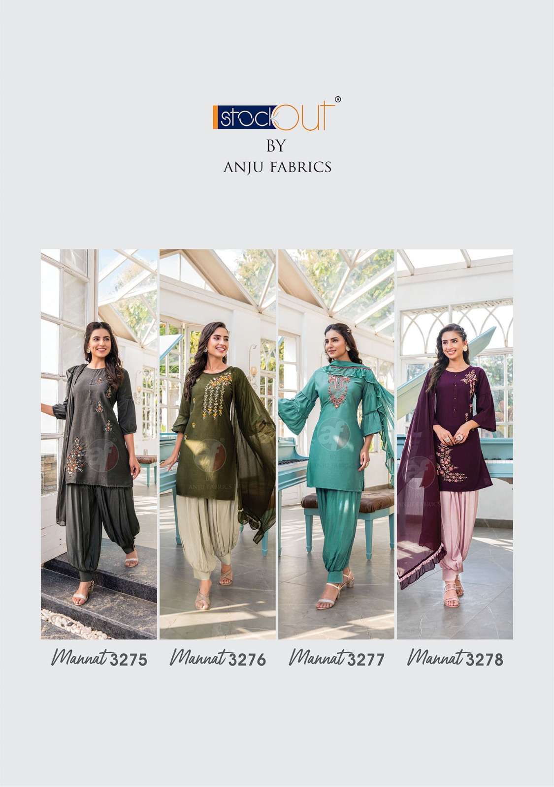 Anju Mannat vol - 4 Kurti Wholesale catalog