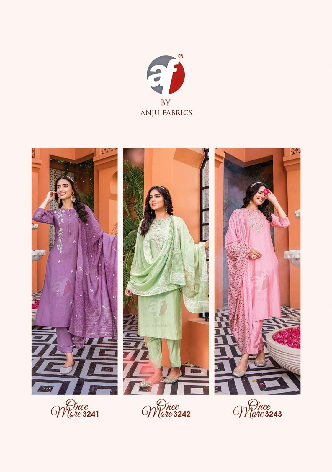 Anju Once More vol -3 Kurti Wholesale catalog