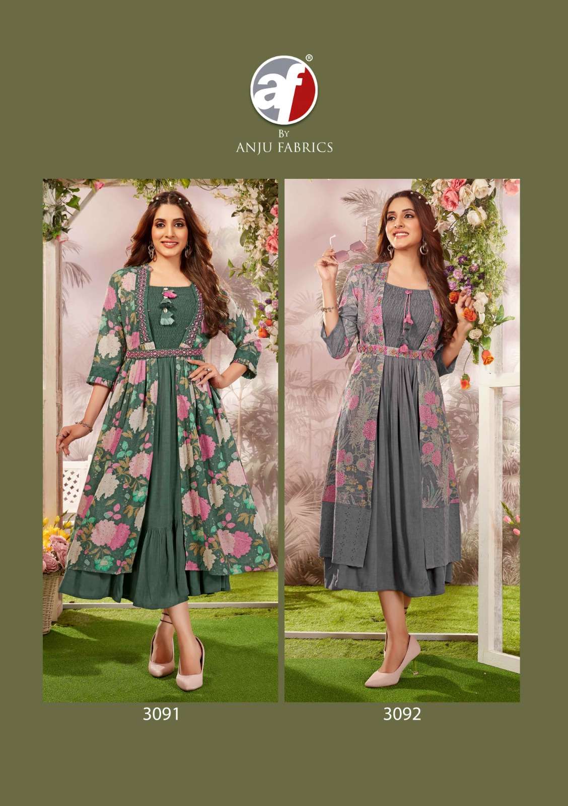 Anju Shrill Grill Kurti Wholesale catalog
