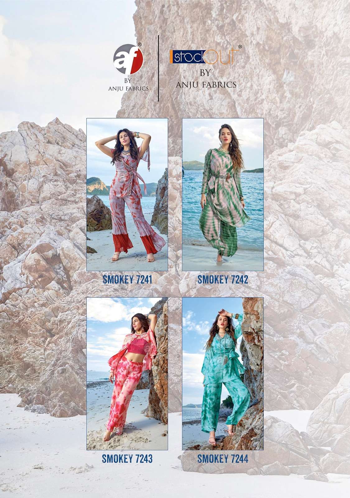 Anju Smokey Kurti Wholesale catalog
