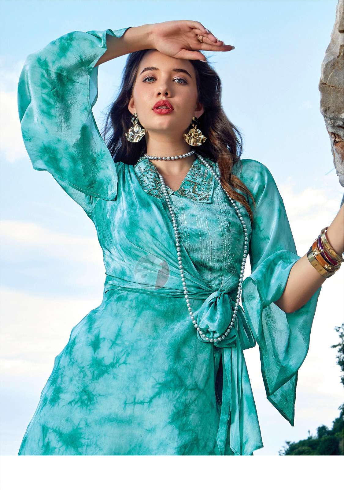 Anju Smokey Kurti Wholesale catalog