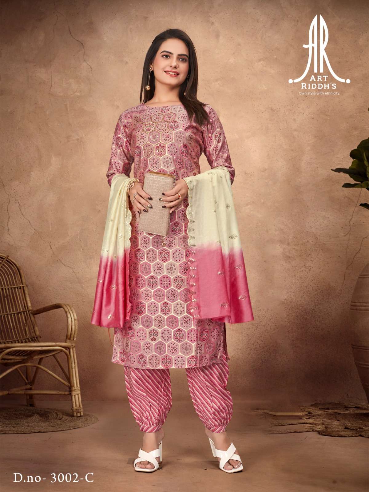 Art Ridh vol- 1 Modal chanderi Kurti Wholesale catalog