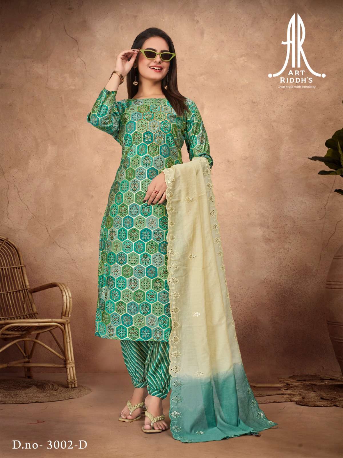 Art Ridh vol- 4 Modal chanderi Kurti Wholesale catalog