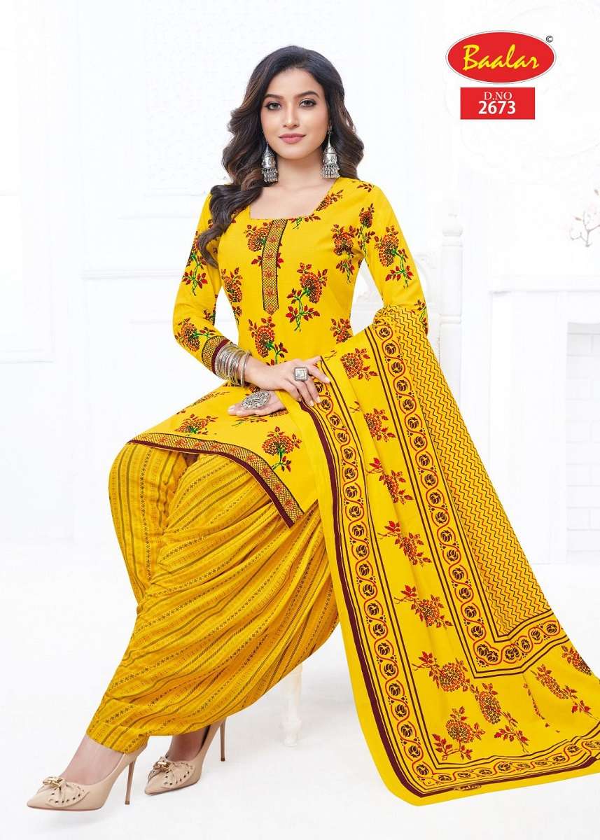 Baalar Zaara Patiyala Vol-16 Dress Material -Wholesale Catalog