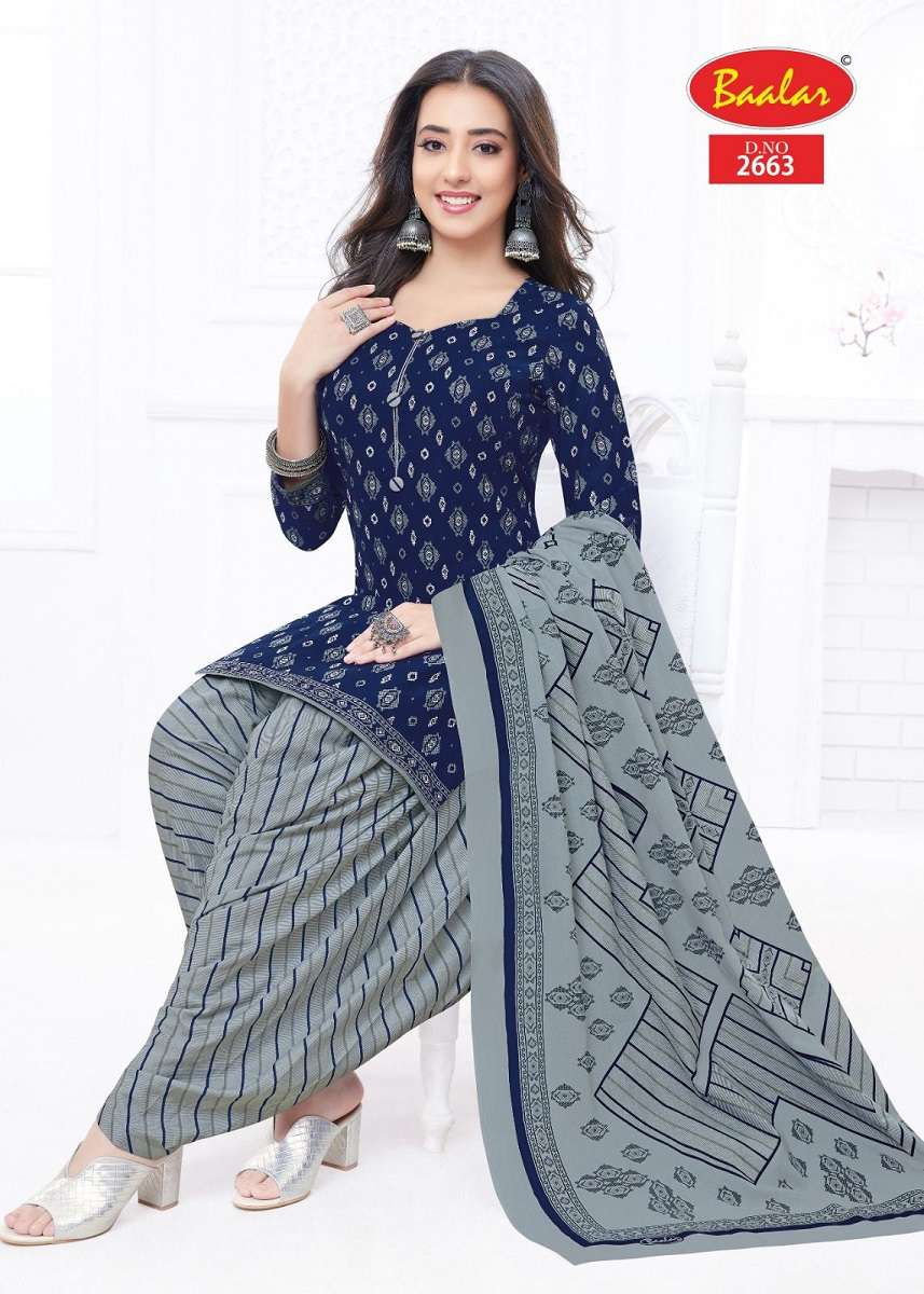 Baalar Zaara Patiyala Vol-16 Dress Material -Wholesale Catalog