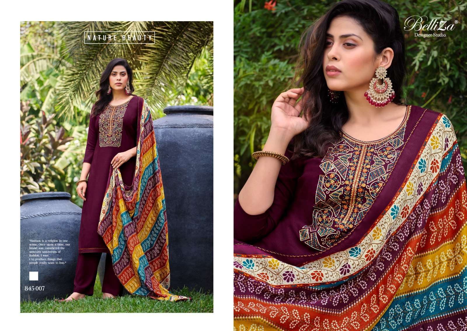Belliza Lovina Designer Dress Material Wholesale catalog