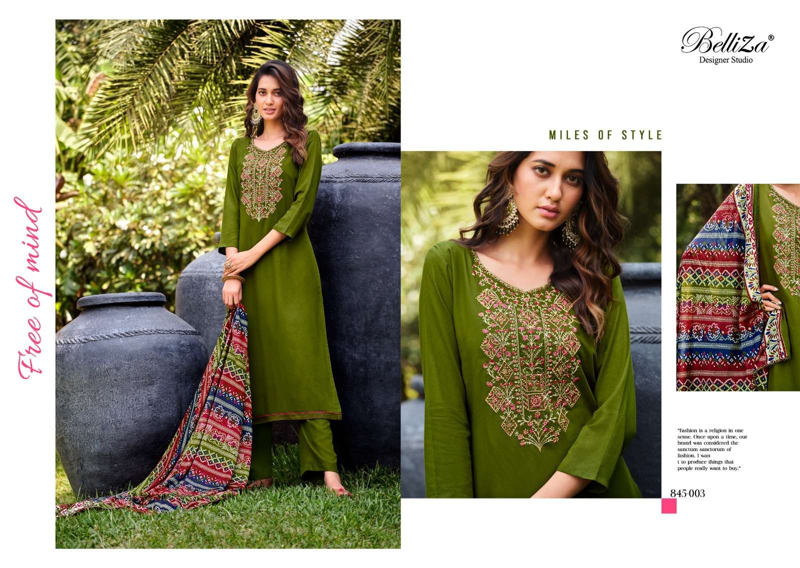 Belliza Lovina Designer Dress Material Wholesale catalog