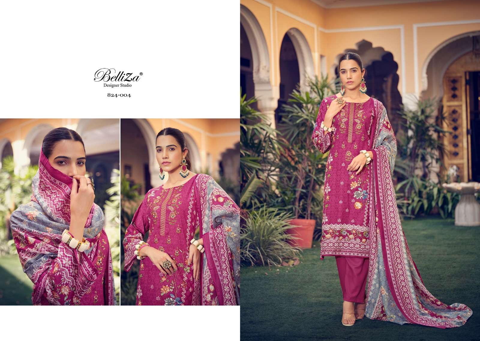 Belliza Naira Vol 19 Premium Designer Dress Material Wholesale catalog