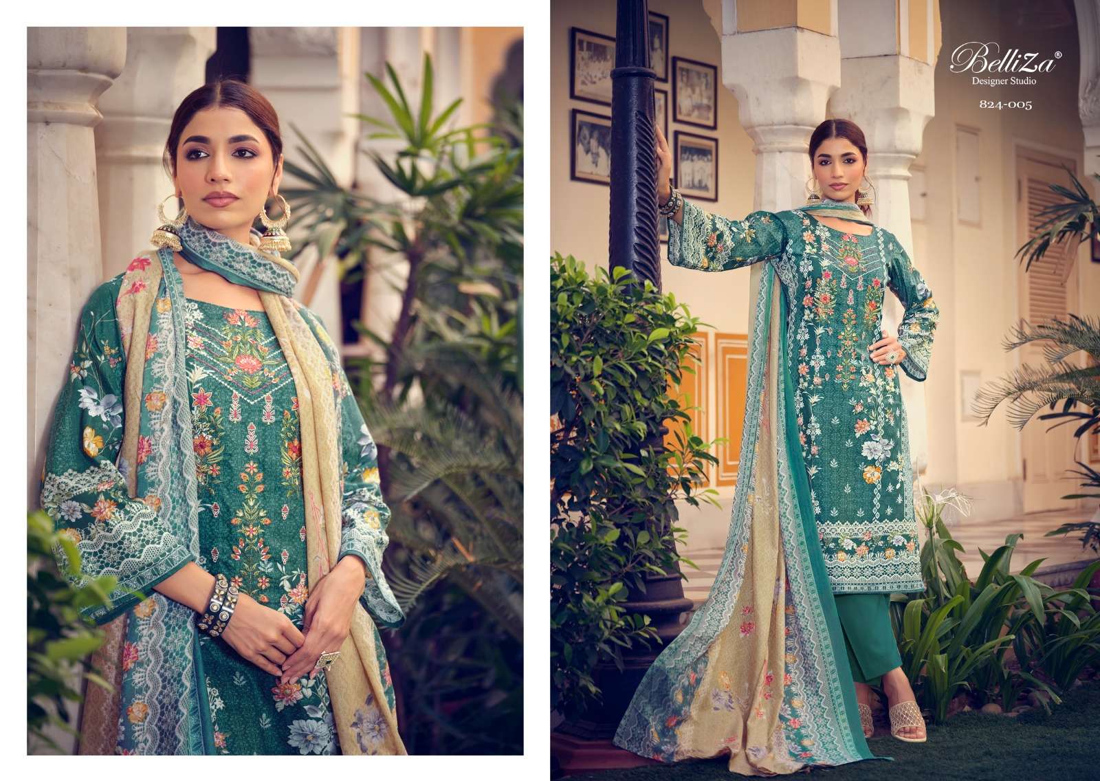 Belliza Naira Vol 19 Premium Designer Dress Material Wholesale catalog