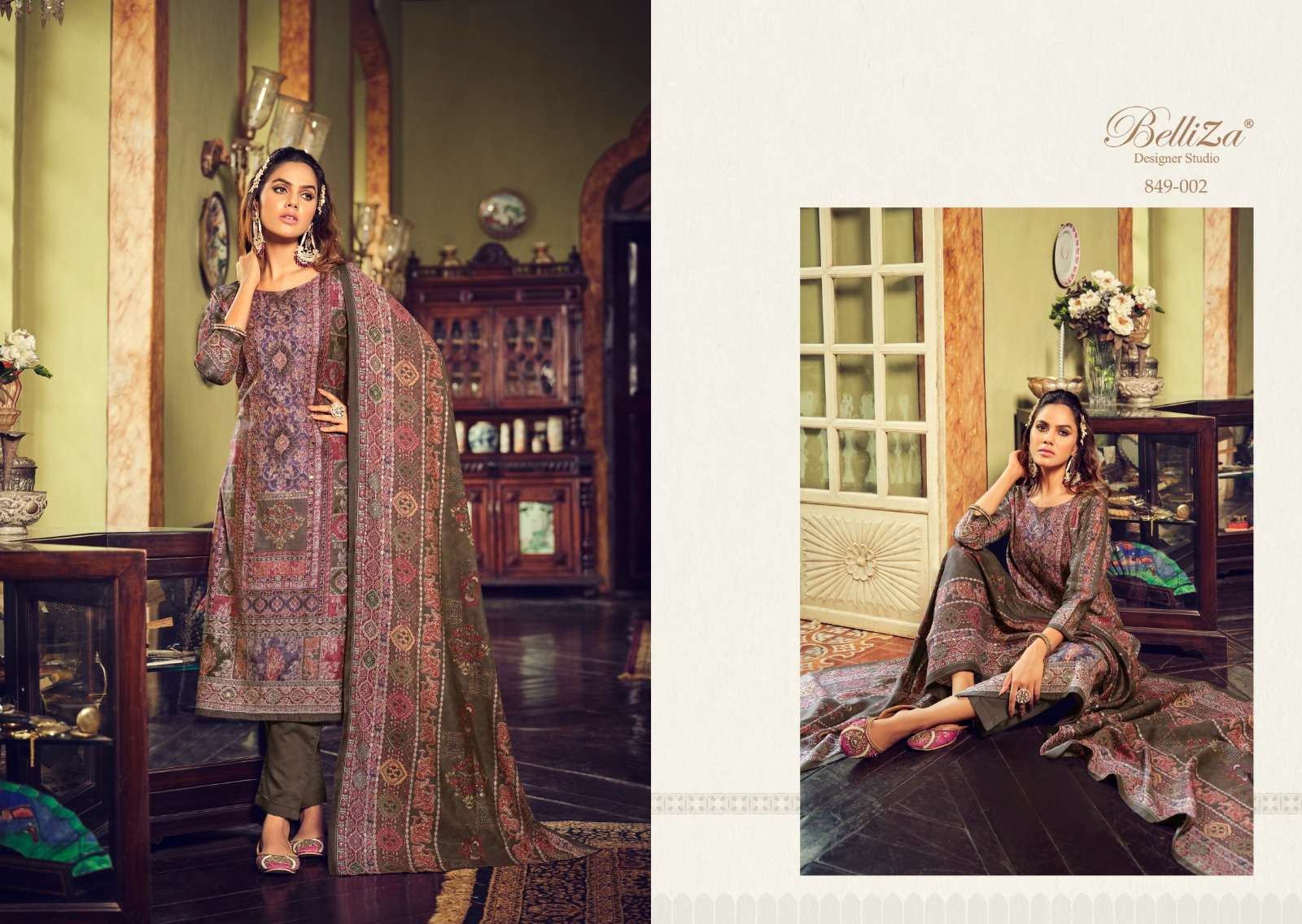Belliza Sajda Premium Festive Designer Dress Material Wholesale catalog