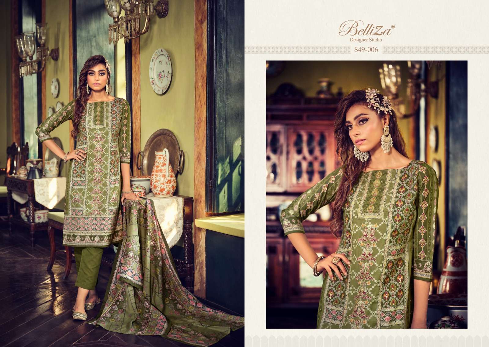 Belliza Sajda Premium Festive Designer Dress Material Wholesale catalog
