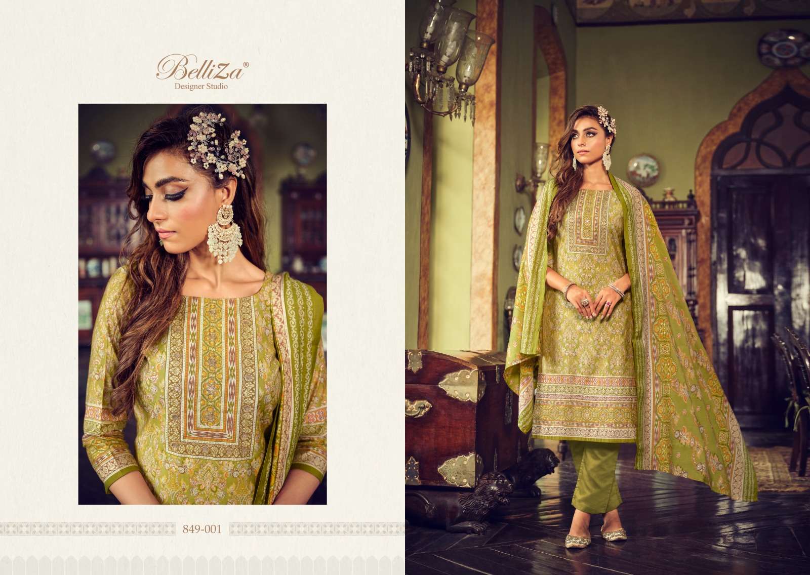 Belliza Sajda Premium Festive Designer Dress Material Wholesale catalog