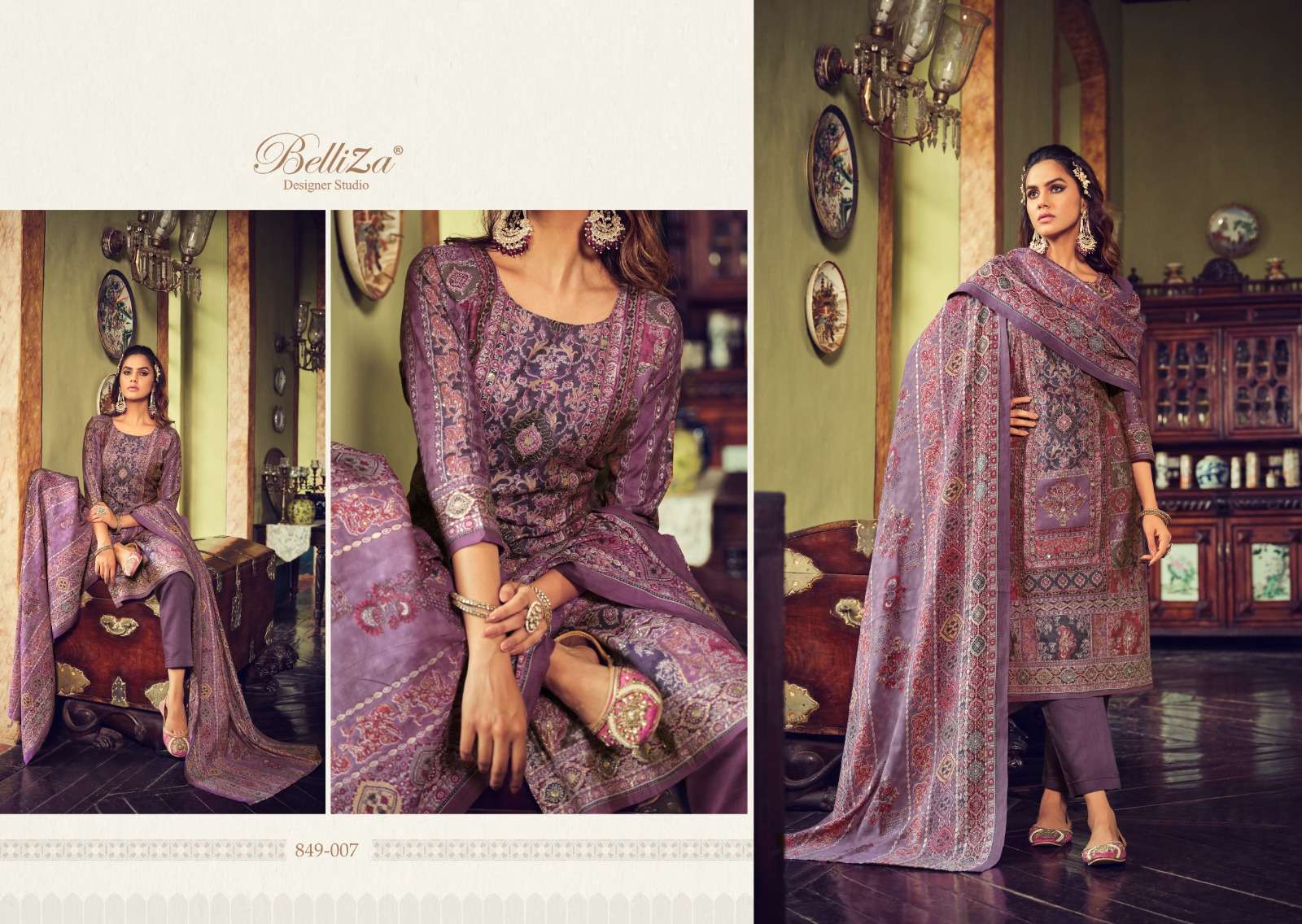 Belliza Sajda Premium Festive Designer Dress Material Wholesale catalog