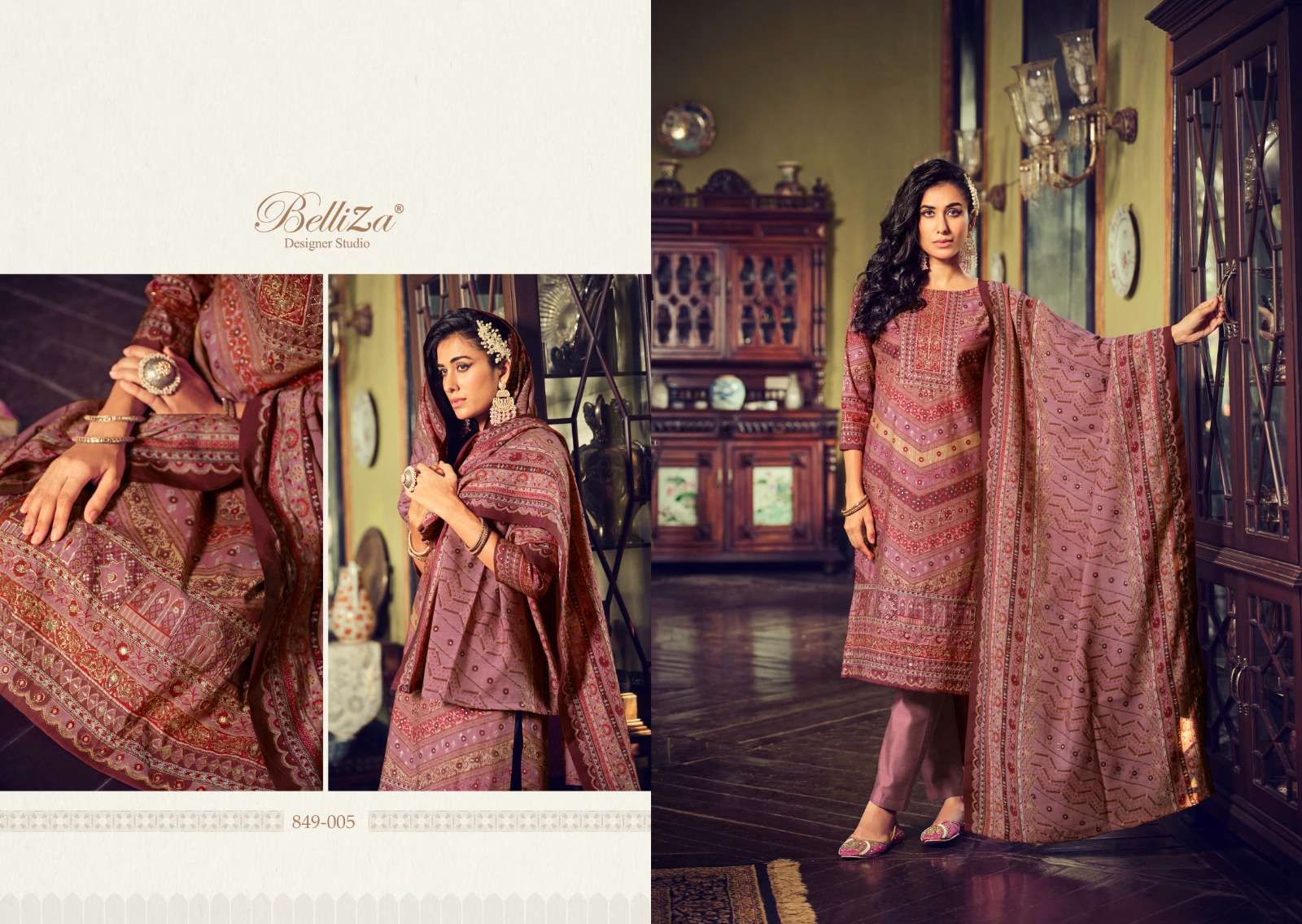 Belliza Sajda Premium Festive Designer Dress Material Wholesale catalog