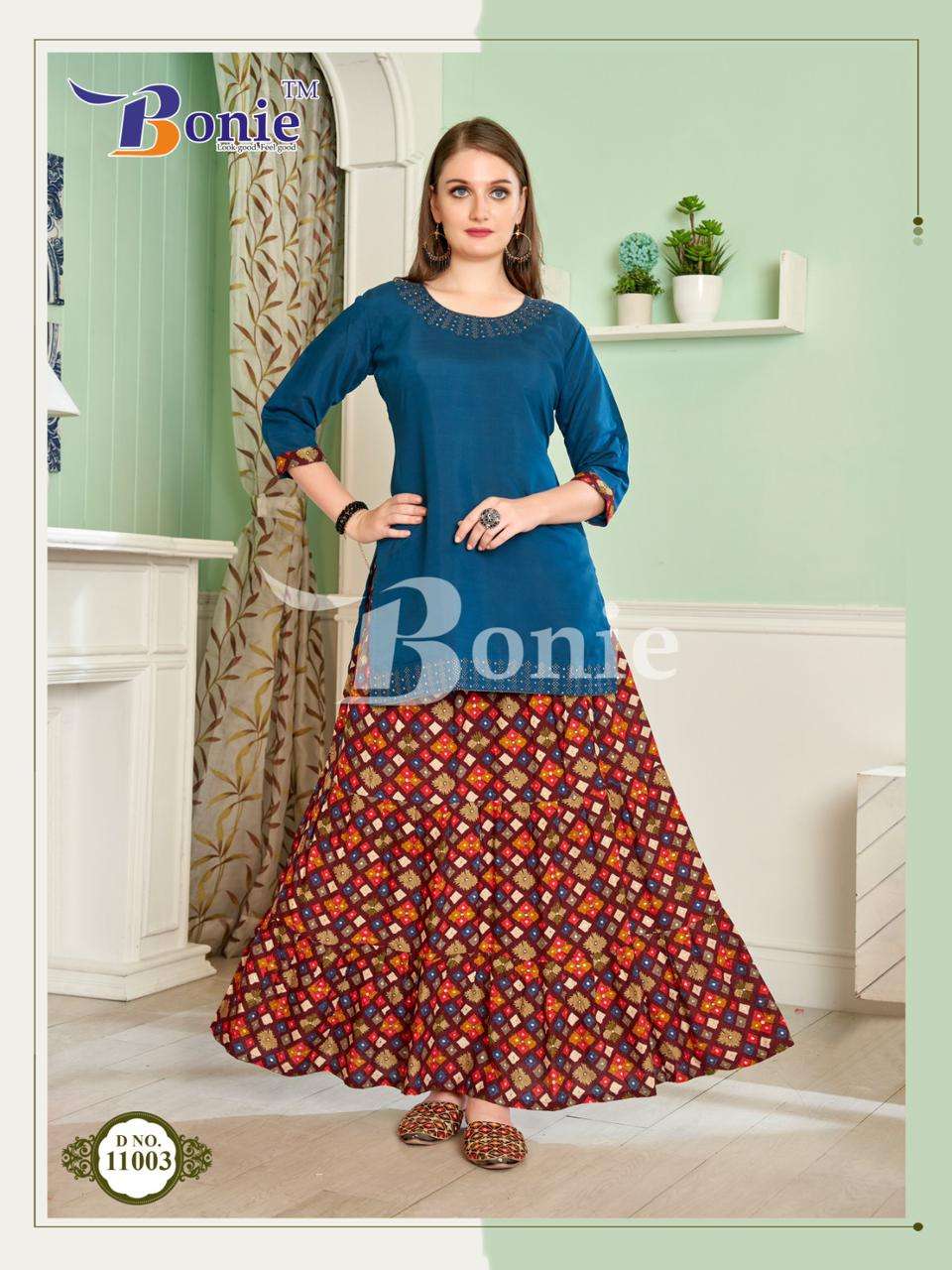 BONIE SKIRT HOUSE 11 Kurti Wholesale catalog