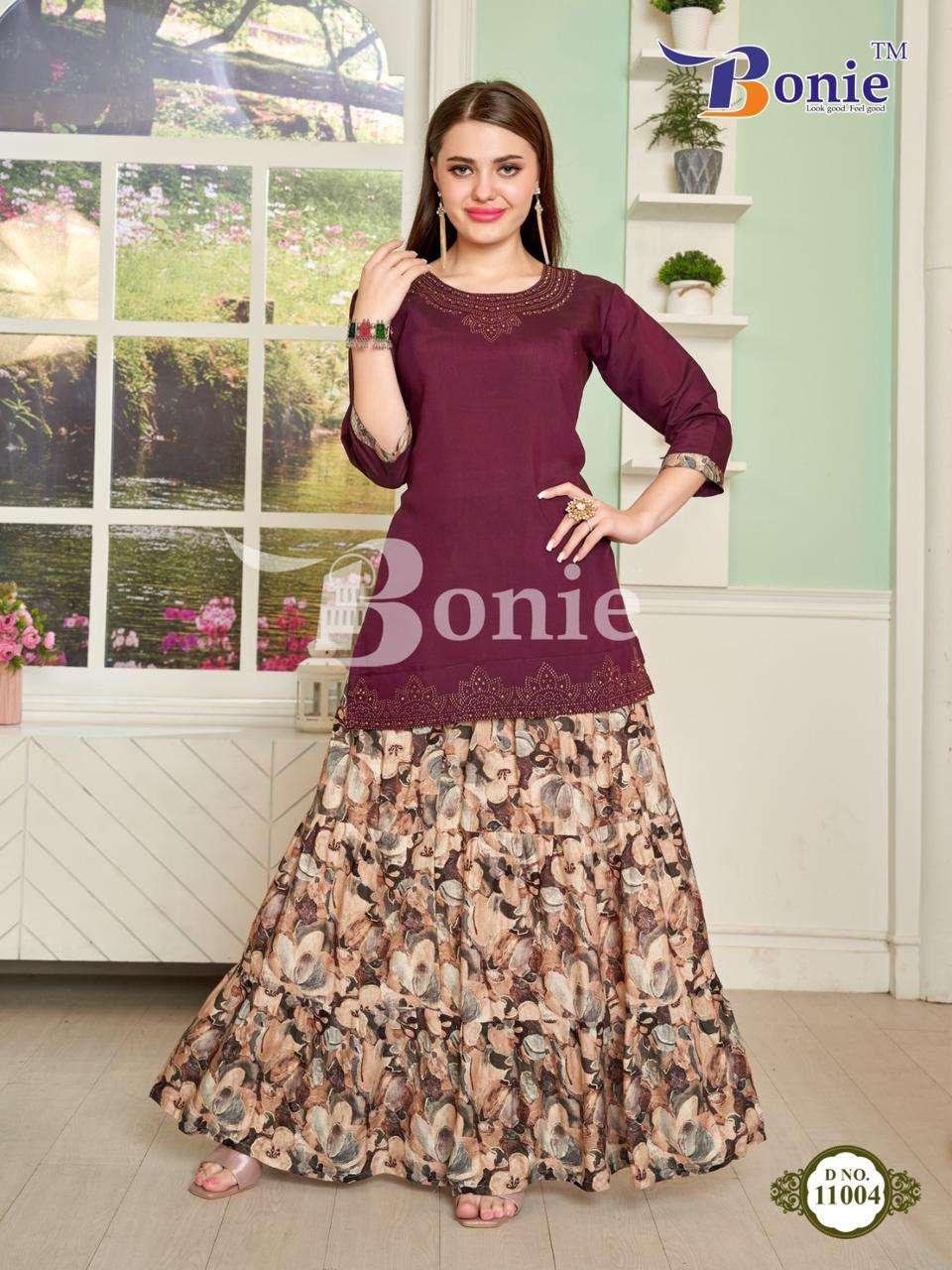 BONIE SKIRT HOUSE 11 Kurti Wholesale catalog