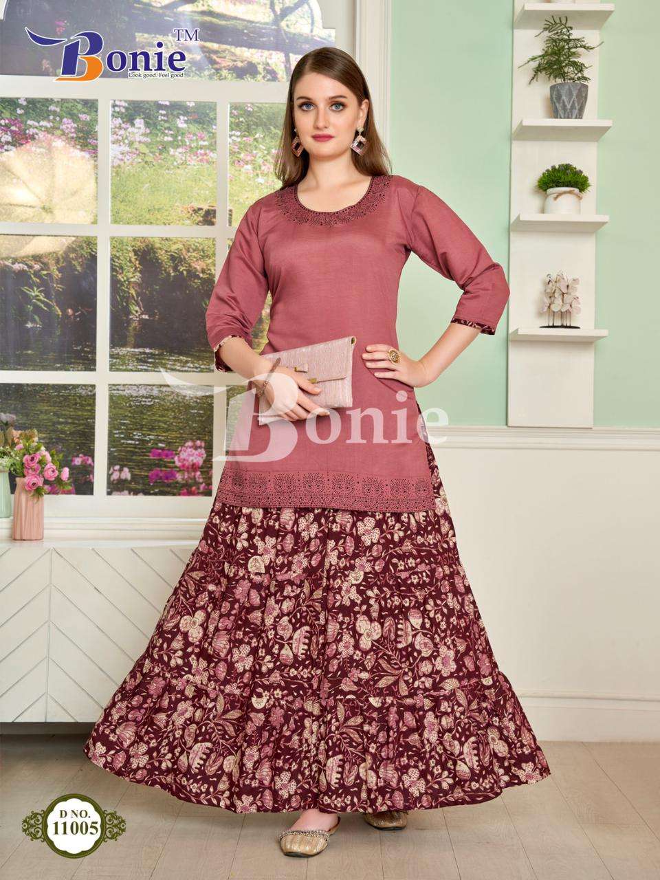 BONIE SKIRT HOUSE 11 Kurti Wholesale catalog