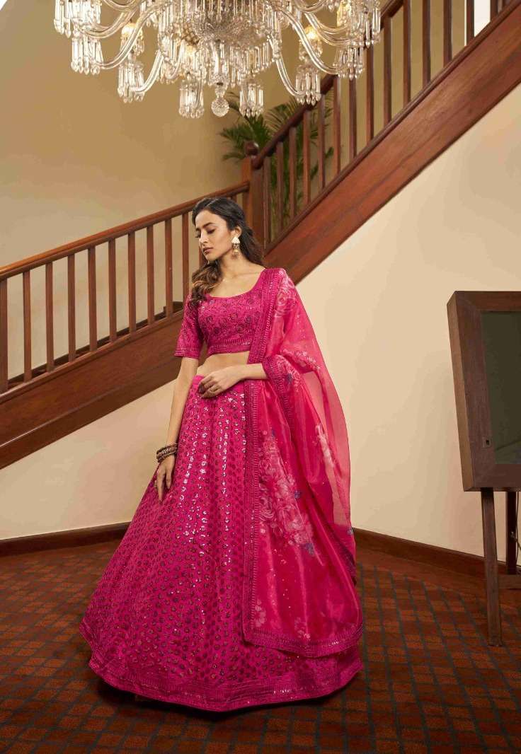 BRIDESMAID VOL. 14 Bridal Gota Patti Embroidered Semi Stitched Lehenga Choli Wholesale catalog