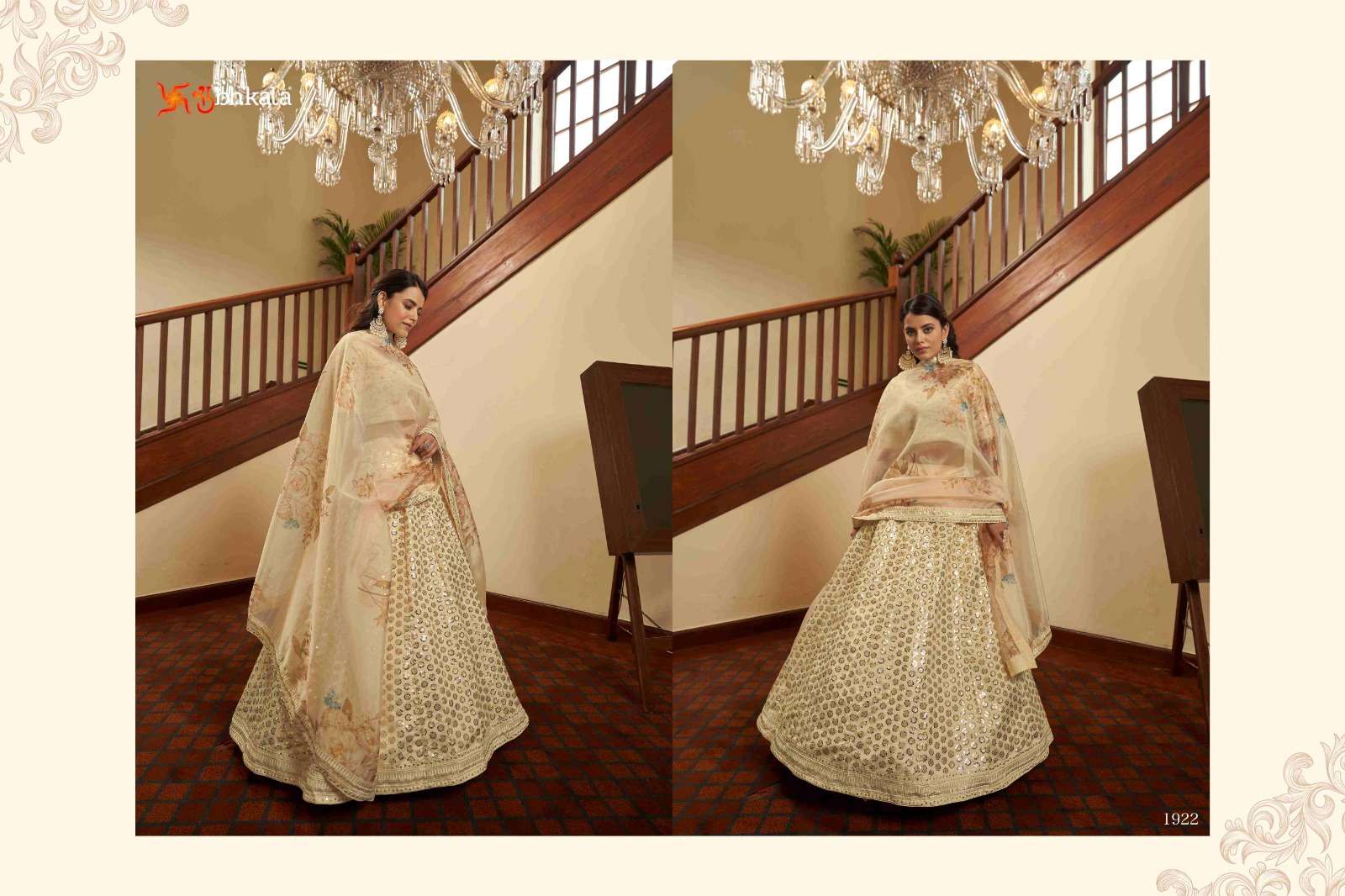 BRIDESMAID VOL. 14 Bridal Gota Patti Embroidered Semi Stitched Lehenga Choli Wholesale catalog