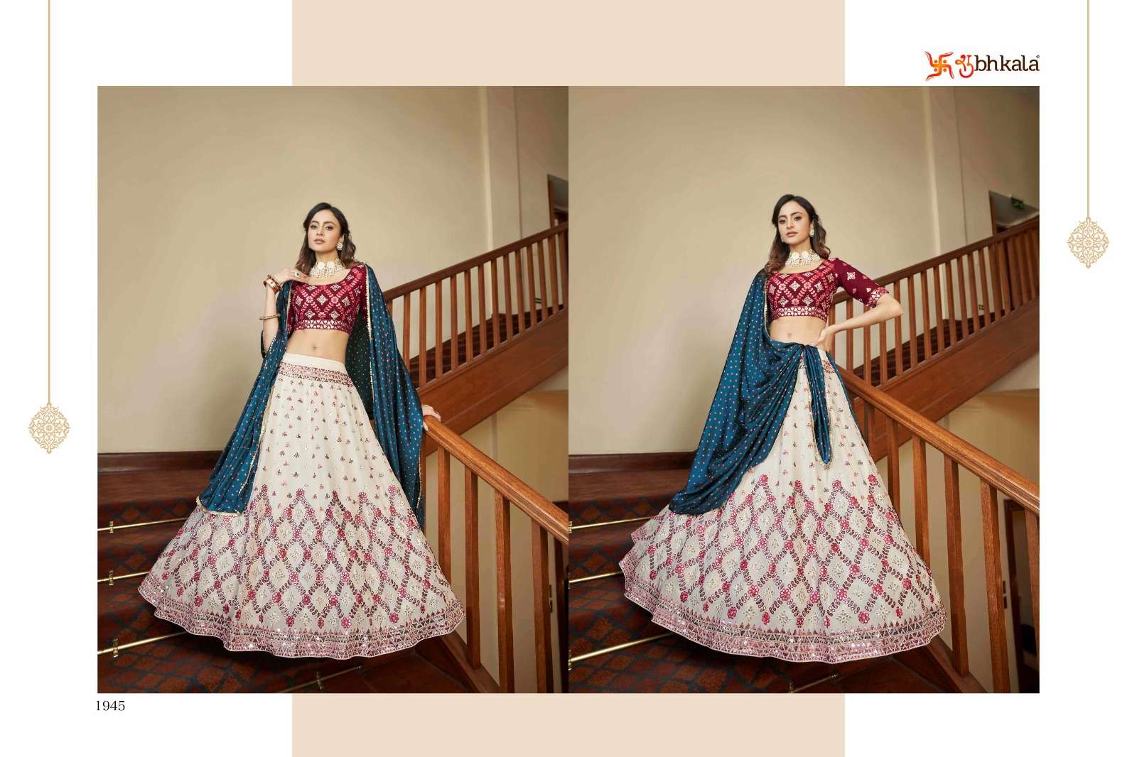 BRIDESMAID VOL. 16 Bridal Gota Patti with Thread Embroidered Semi Stitched Lehenga Choli Wholesale catalog