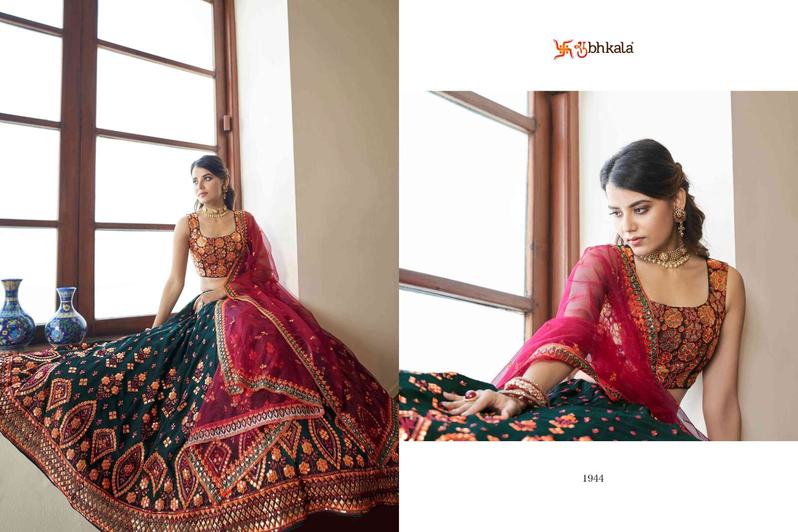 BRIDESMAID VOL. 16 Bridal Gota Patti with Thread Embroidered Semi Stitched Lehenga Choli Wholesale catalog