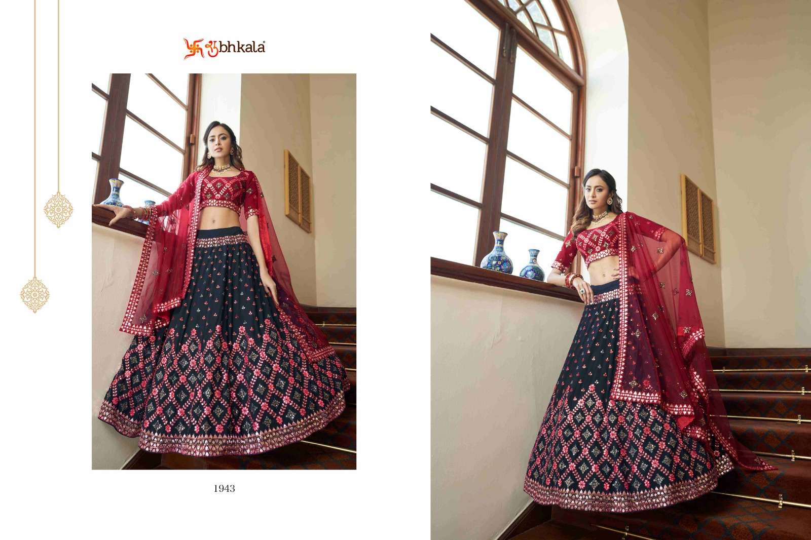 BRIDESMAID VOL. 16 Bridal Gota Patti with Thread Embroidered Semi Stitched Lehenga Choli Wholesale catalog