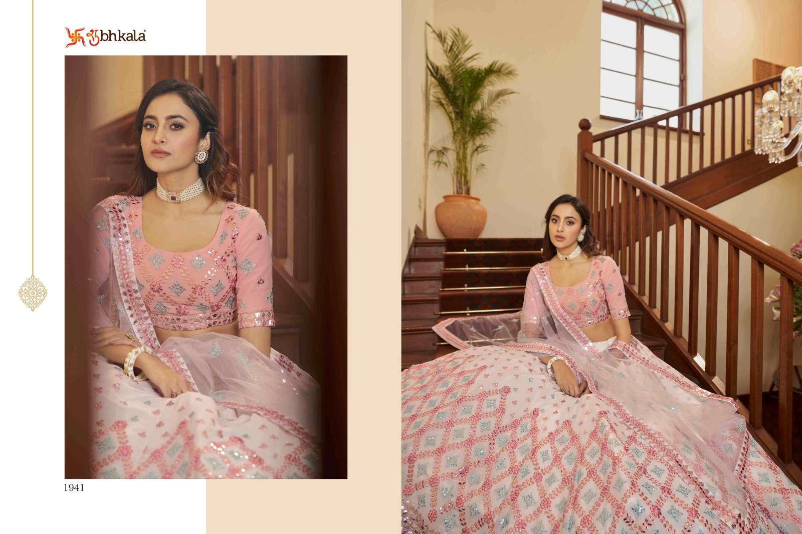 BRIDESMAID VOL. 16 Bridal Gota Patti with Thread Embroidered Semi Stitched Lehenga Choli Wholesale catalog