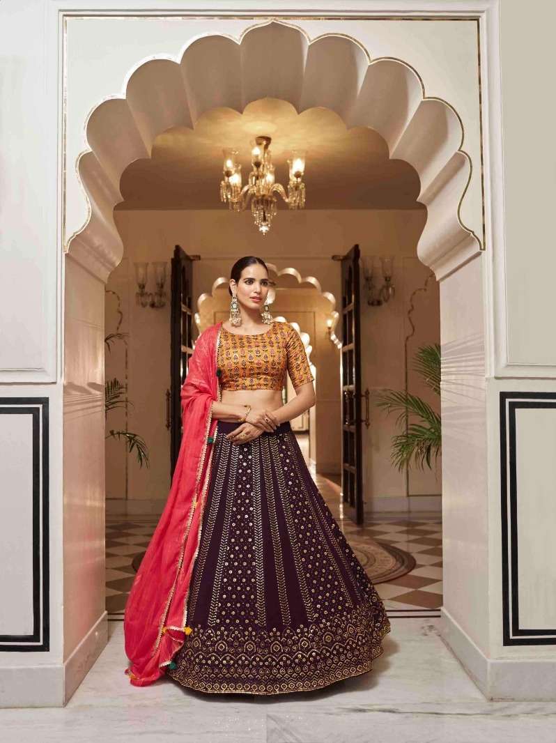 BRIDESMAID VOL. 24 2202 Bridal Semi Stitched Lehenga Choli 