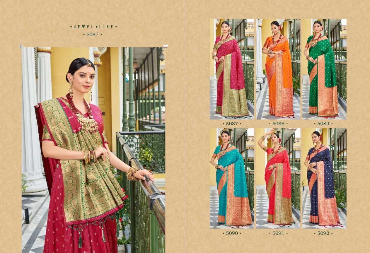BUNAWAT ABHI SILK Banarasi Silk Saree Wholesale catalog