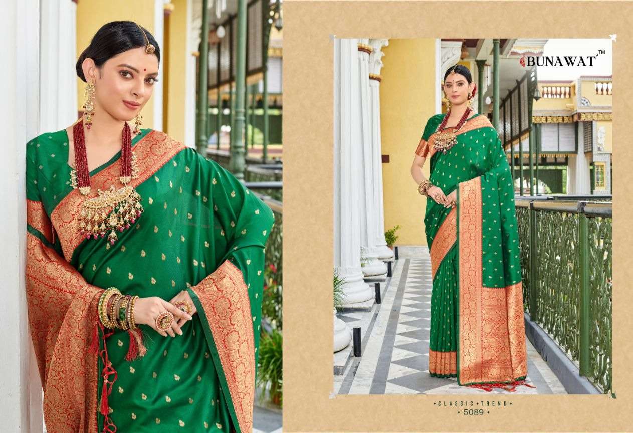 BUNAWAT ABHI SILK Banarasi Silk Saree Wholesale catalog