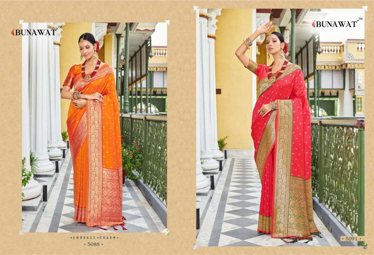 BUNAWAT ABHI SILK Banarasi Silk Saree Wholesale catalog