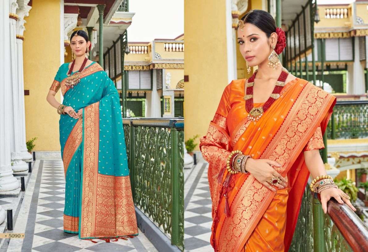 BUNAWAT ABHI SILK Banarasi Silk Saree Wholesale catalog