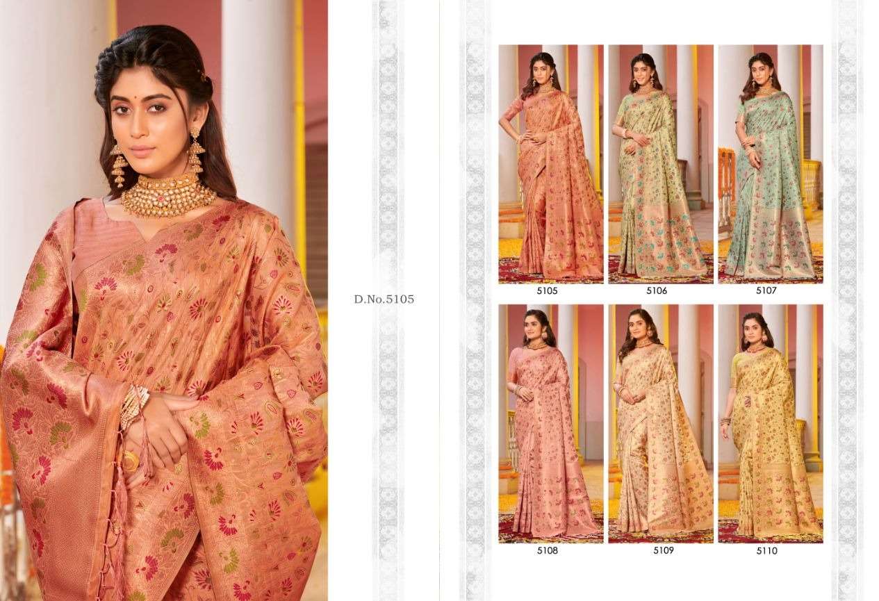 BUNAWAT GULABI SILK Banarasi Silk Saree Wholesale catalog