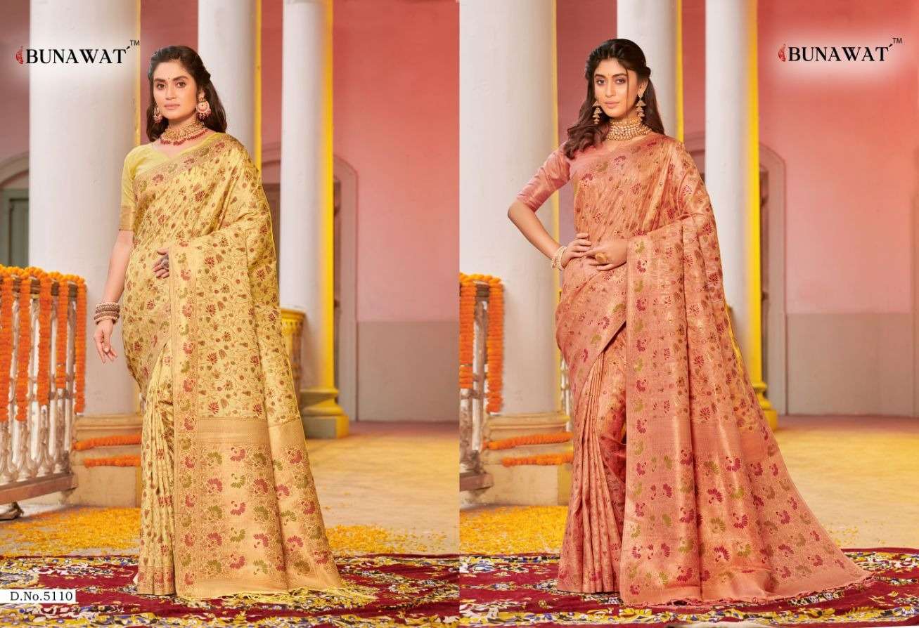 BUNAWAT GULABI SILK Banarasi Silk Saree Wholesale catalog