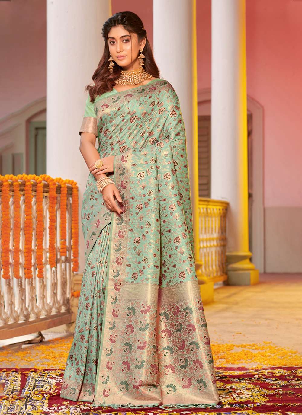 BUNAWAT GULABI SILK Banarasi Silk Saree Wholesale catalog
