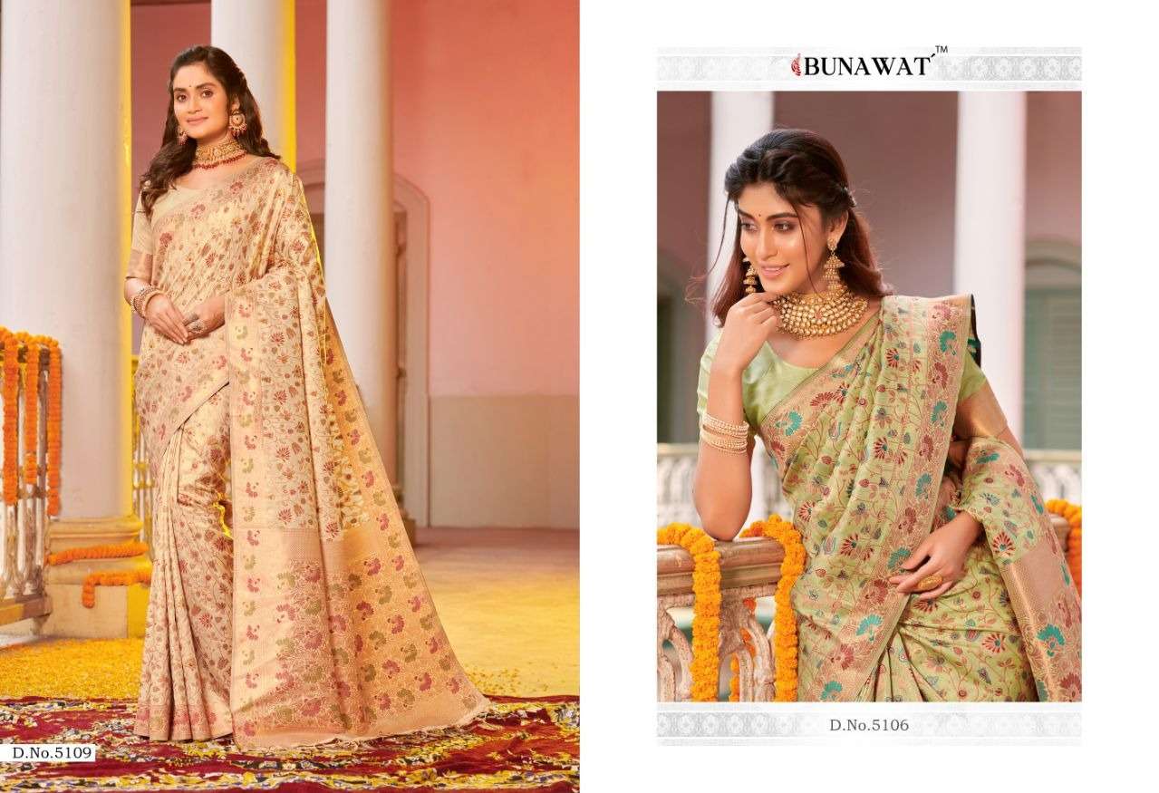BUNAWAT GULABI SILK Banarasi Silk Saree Wholesale catalog