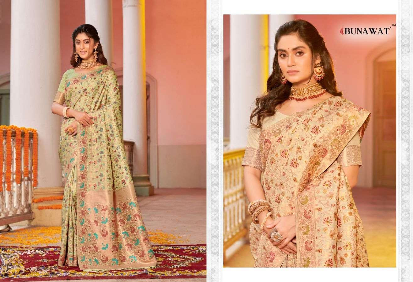 BUNAWAT GULABI SILK Banarasi Silk Saree Wholesale catalog