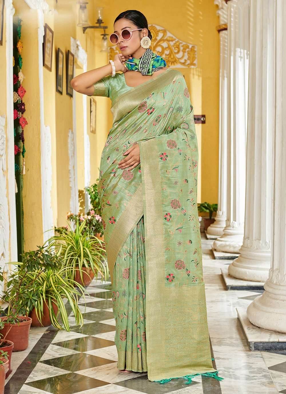 BUNAWAT JULIE SILK Banarasi Silk Saree Wholesale catalog