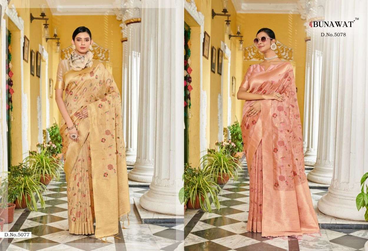 BUNAWAT JULIE SILK Banarasi Silk Saree Wholesale catalog